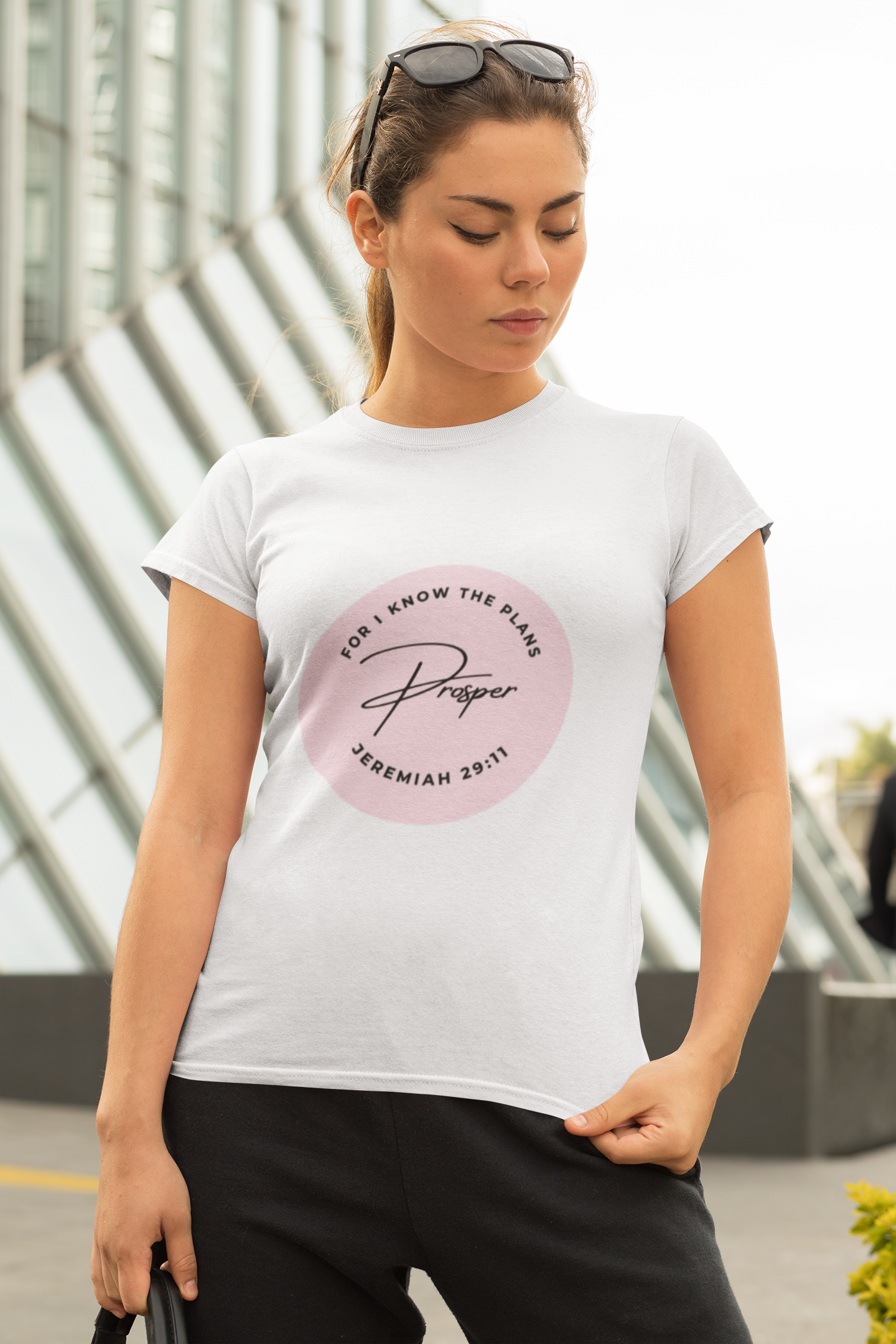 Jeremiah 29:11 Prosper T-shirt girl